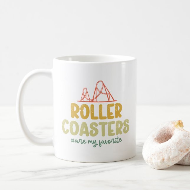 Roller-Untersetzer sind mein Lieblingspark Kaffeetasse (Mit Donut)