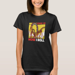 Roller Untersetzer Untersetzer Vergnügungspark T-Shirt
