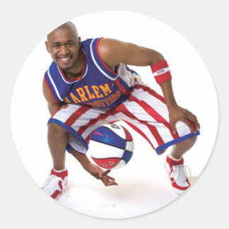 Roller zwischen den Beinen Runder Aufkleber