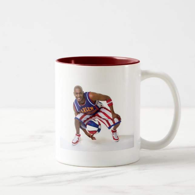 Roller zwischen den Beinen Zweifarbige Tasse (Rechts)