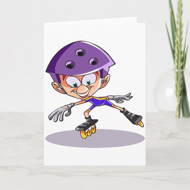 Rollerblader Grußkarten Karte (Von Creator hochgeladen)
