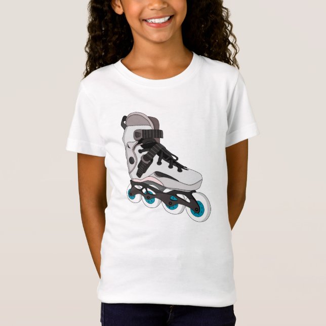 Rollerblades Rollerskate Inline Skate Art T-Shirt (Vorderseite)
