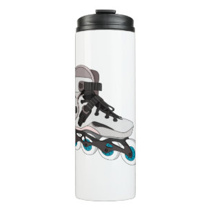 Rollerblades Rollerskate Inline Skate Art Thermosbecher