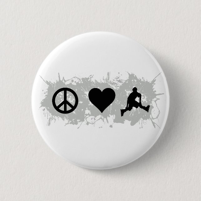 Rollerblading Button (Vorderseite)