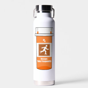 Rollerblase ist mein Medikament Trinkflasche