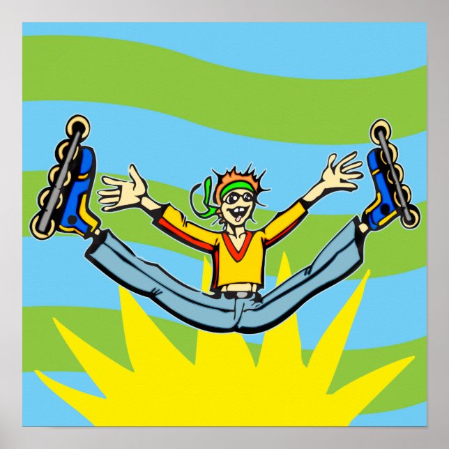 Rollerblendung Poster (Vorne)