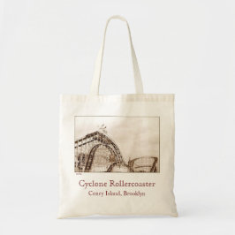 Rollercoaster Budget Leinwand Tasche