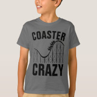ROLLERCOASTER CRAZY T - Shirt
