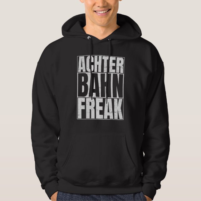 Rollercoaster-Freak für Roller-Untersetzer Hoodie (Vorderseite)