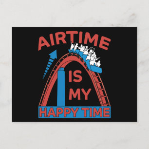 Rollercoaster‑Lustiges‑Freizeitpark‑Geschenk Postkarte