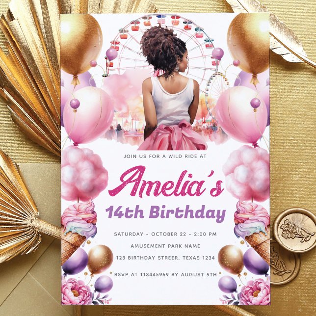 Rollercoaster Party American Custom Einladung (Von Creator hochgeladen)