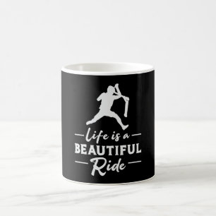 Rollerfahrer Leben Ist Eine Schöne Fahrt Vintage Kaffeetasse