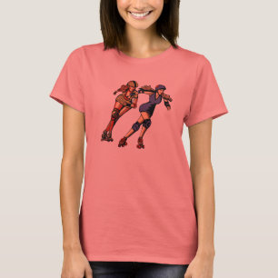 Rollergirl T-Stück T-Shirt
