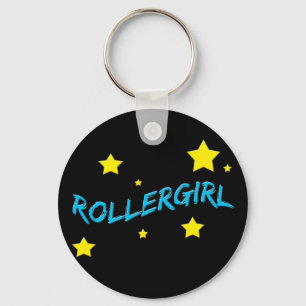 Rollergrl Schlüsselanhänger