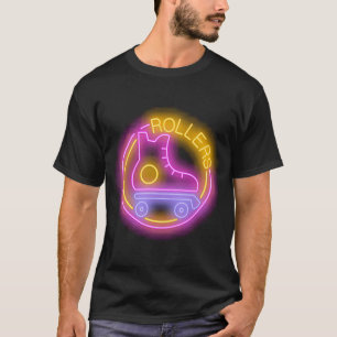 Rollers Quad Skate Lichter Quad Skating Fanatiker T-Shirt