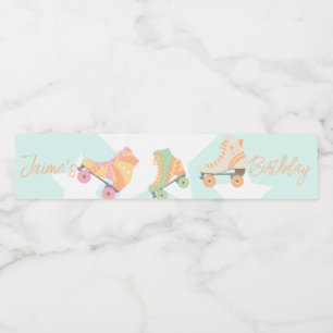 Rollerskating Geburtstag Pastel Stars