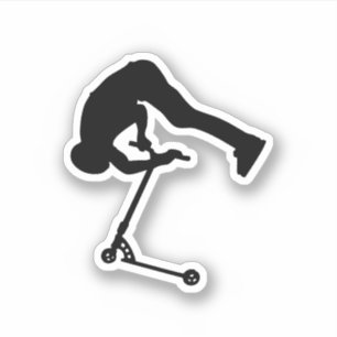 Rollertrick-Rückwand Aufkleber