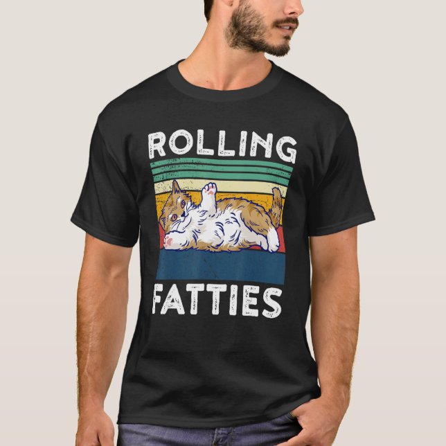 Rollfatties Ca Cat T-Shirt (Vorderseite)