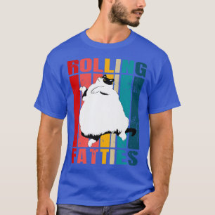 Rollfatties Katze Funny Cat Lover Outfit Katze Vat T-Shirt