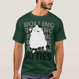 Rollfatties Katze Funny Cat Lover Outfit Katze Vat T-Shirt