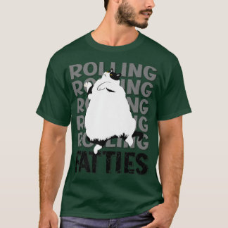 Rollfatties Katze Funny Cat Lover Outfit Katze Vat T-Shirt
