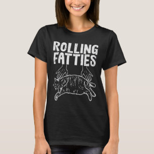 Rollfatties Katze Funny Fat Kitten Männer Frauen K T-Shirt