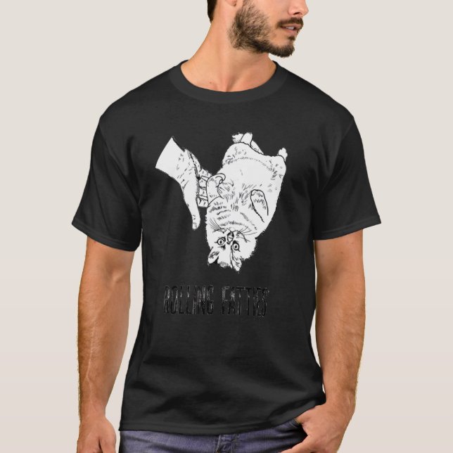 Rollfatties Katzenkatze Lover Katze Haustiere Eige T-Shirt (Vorderseite)