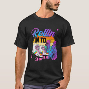 Rollin' in 16 Roller Skaten Rink 16. Geburtstag T-Shirt