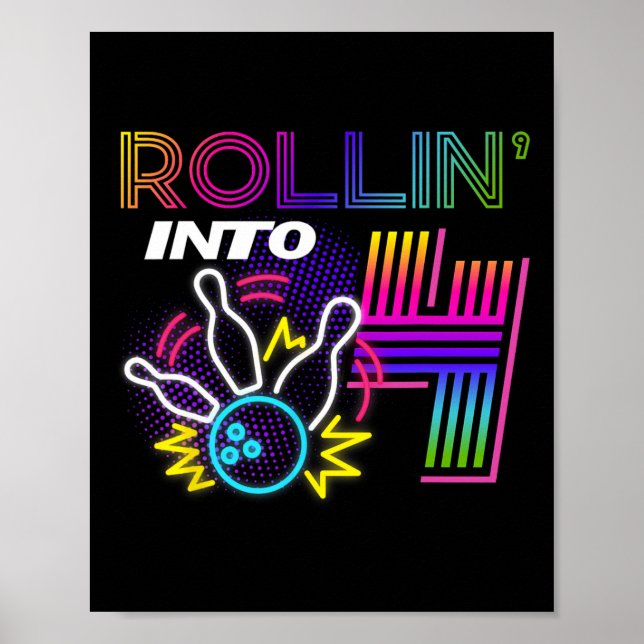 Rollin in 4 Jahre Bowling Party 4. Poster (Vorne)