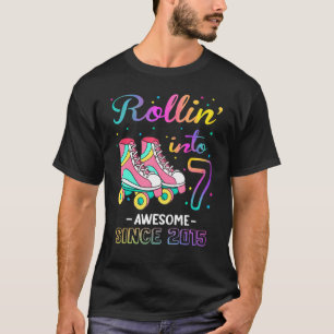 Rollin' in 7 Phantastische Roller Skaten 2015 7. B T-Shirt