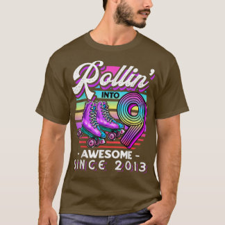 Rollin in 9 Phantastische Roller Skaten 2013 9. Bi T-Shirt