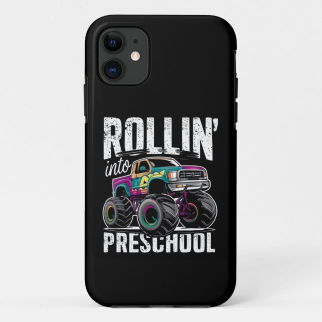 Rollin' in den Vorschulmonster-Lkw zurück nach Sch Case-Mate iPhone Hülle (Rückseite)