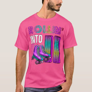Rollin 'Into 11 Rollschuhbahn 11. Geburtstag T-Shirt