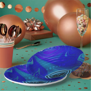 Rolling Blue: Die klassische Rasenschale Pappteller