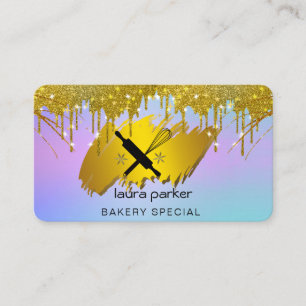 Rolling Button Whisk Bäckerei Konditorei Catering  Visitenkarte