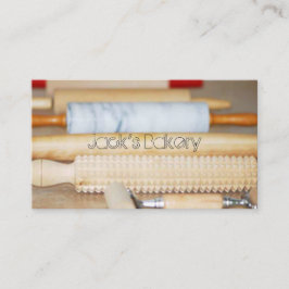 Rolling Buttons Bakery Business Card Visitenkarte