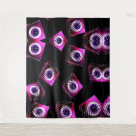 Rolling Eyes Tapestry 88" x 104" Wandteppich