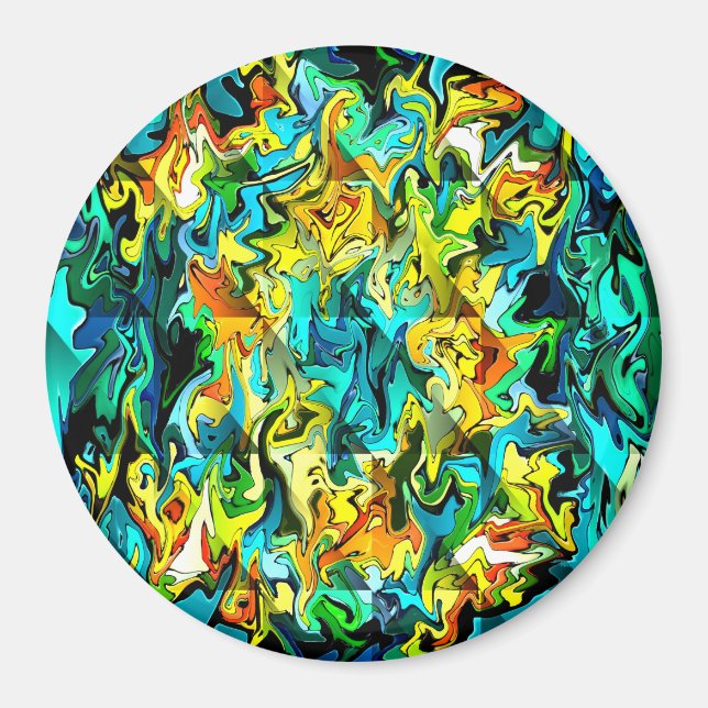 Rolling Flames & Water... Magnet (Vorne)