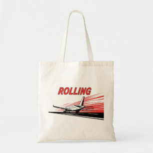 Rolling Flugzeug Luftfahrt Tragetasche
