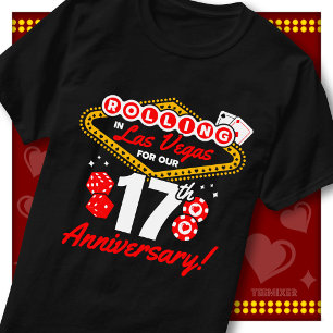 Rolling In Las Vegas 17. Jubiläums-Paarreise T-Shirt