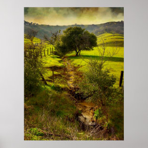 Rolling Oaks Print Poster