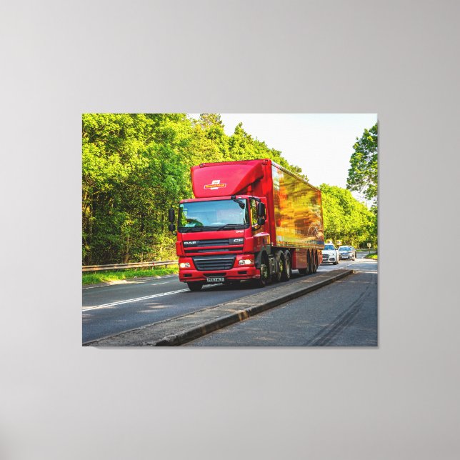 Rolling Red Through Hereford Leinwanddruck (Vorderseite)