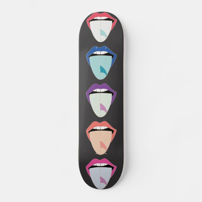 Rolling Stones SurfBoard Skateboard (Vorderseite)