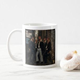 Rolling Tones: eine Parodie Kaffeetasse