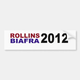 ROLLINS/BIAFRA im Jahre 2012 Autoaufkleber