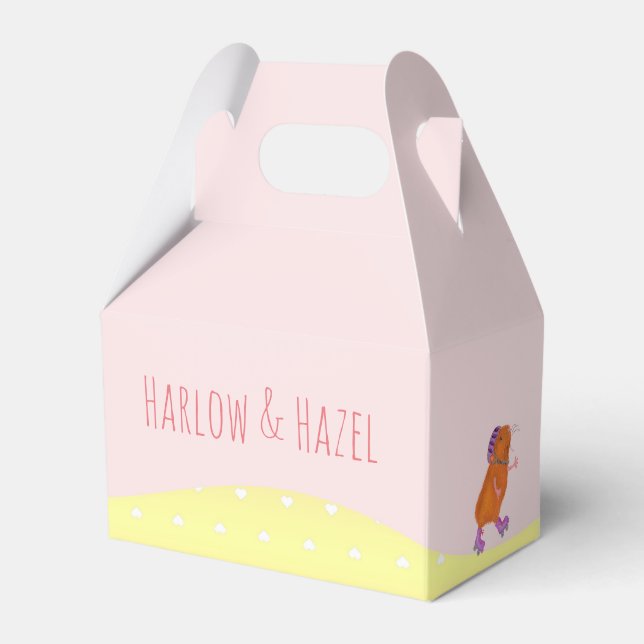 Rollkarton für Hunde und Guinea, Gastgeschenk Geschenkschachtel (Vorderseite)