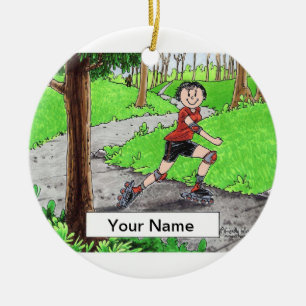 Rollladen — Weiblich Keramik Ornament