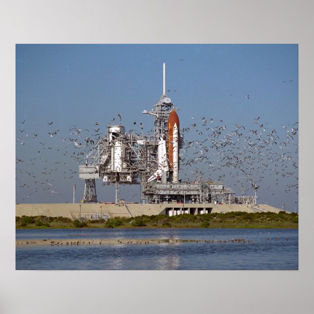 Rollout of Space Shuttle Atlantis (STS-27) Poster (Vorne)