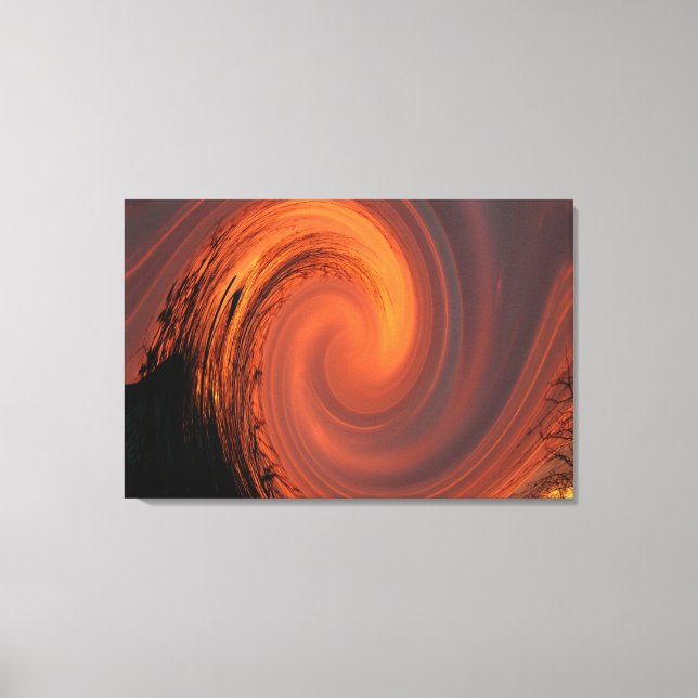 Rollschieber Leinwanddruck (Vorderseite)