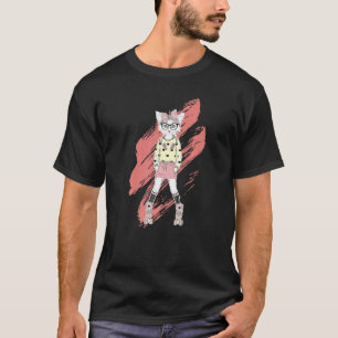 Rollschuh Katze Pullover Rollschuhlaufen